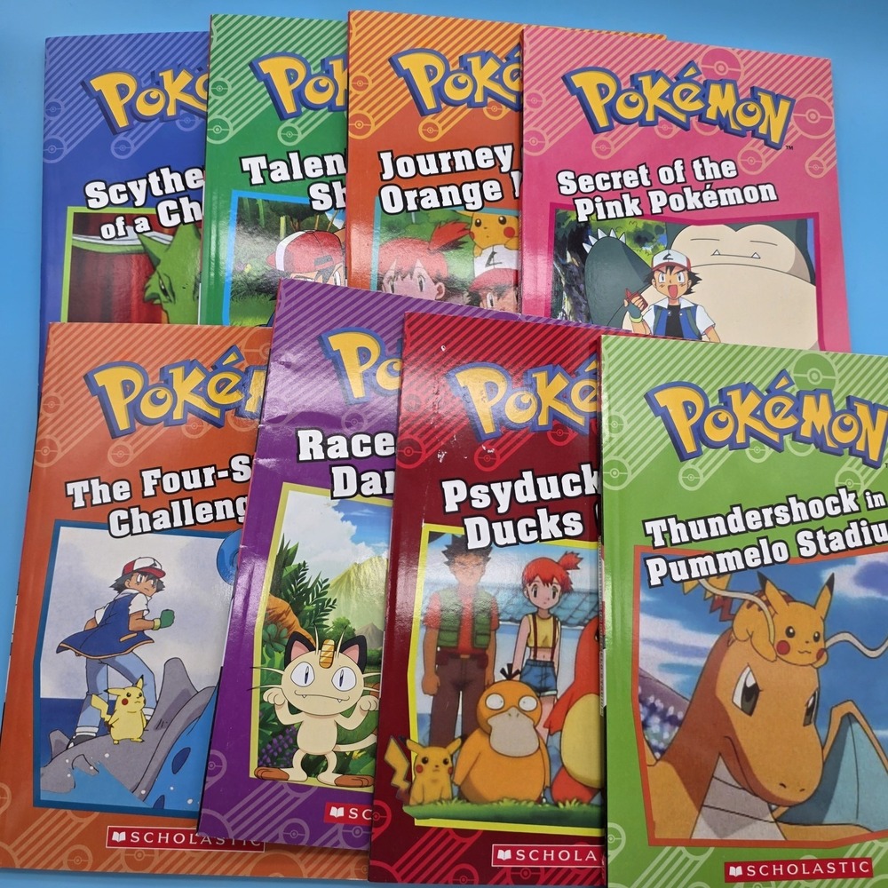 Pokemon Classic Collection 8 Chapter Books Boxed Set Complete Scholastic - Picture 4 of 4